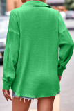 Plain Button Up Pocket Shirt
