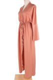Deep V Neck Beach Dress