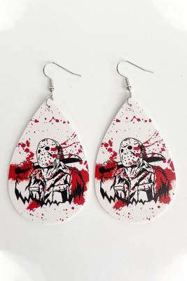 Scary Halloween PU Earrings MOQ 5pcs