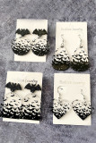 Clear Halloween Earrings MOQ 5pcs