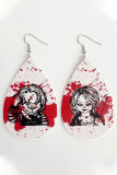 Scary Halloween PU Earrings MOQ 5pcs