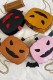 Halloween Pumpkin Glitter PU Bag