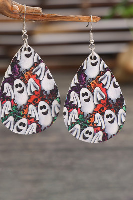 White Ghost PU Earrings MOQ 5pcs