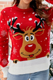 Reindeer Christmas Knitting Sweater