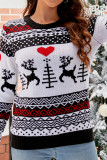 Reindeer Christmas Knitting Sweater