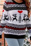Reindeer Christmas Knitting Sweater