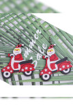 Santa Earrings MOQ 5pcs