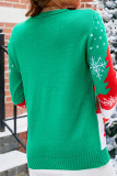 Retro Christmas Knit Pullover Sweater