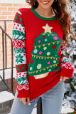 Christmas Tree Knit Pullover Sweater