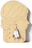 Halloween Ghost Wooden Earrings