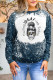 Feeling IDGAFish Today Bleached Print Plus Size Top