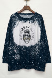 Feeling IDGAFish Today Bleached Print Plus Size Top