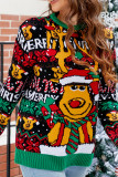 Retro Christmas Knit Pullover Sweater