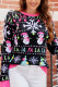 Retro Christmas Knit Pullover Sweater