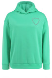 Plain Rhinestone Heart Hoodies