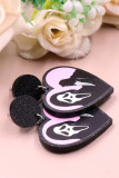 Ghost Heart Halloween Earrings MOQ 5pcs