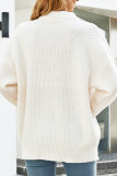 Cable Knitting Pullover Sweater