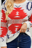 Christmas Trees Knitting Pullover Sweater