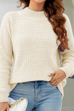 Plain Turtleneck Knitting Sweater
