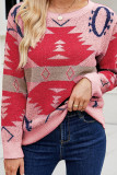 Christmas Trees Knitting Pullover Sweater