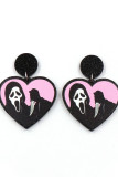 Ghost Heart Halloween Earrings MOQ 5pcs