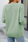 Plain Zipper Front Open Knitting Coat