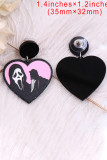 Ghost Heart Halloween Earrings MOQ 5pcs