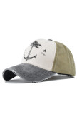 Anchor Print Baseball Hat MOQ 3pcs