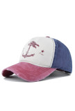Anchor Print Baseball Hat MOQ 3pcs