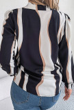Striped Button Blouse Shirt