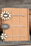Turquoise Western Hair Clip MOQ 5pcs