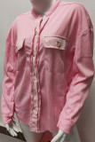 Waffle Button Up Jacket Coat