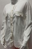 Waffle Button Up Jacket Coat