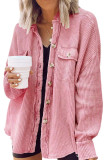 Waffle Button Up Jacket Coat
