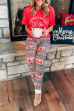Christmas Plaid Reindeer 2PCS Set
