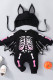 Black Batwing Baby Romper