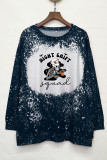 Nurse Halloween Bleached Print Plus Size Top