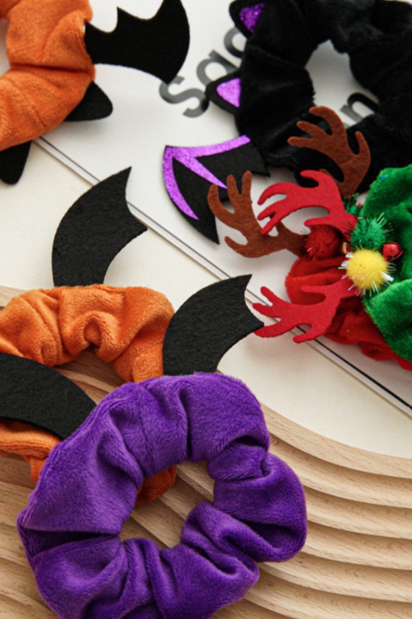 Halloween and Christmas Pattern Hair Rope