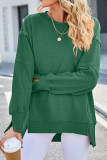Plain Exposed Seam Oversize Sweatshirt