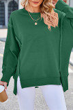 Plain Exposed Seam Oversize Sweatshirt