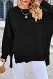 Plain Exposed Seam Oversize Sweatshirt