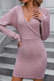 Back Lace Crochet Mini Dress