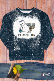 Hanukkah Bleached Bleached Plus Size Top