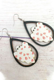 Halloween Pattern Wooded Earrings