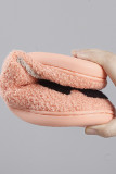 Halloween Pumpkin Knit Fluffy Slippers