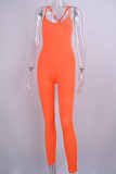 Ribbed Knitting One Piece Jumpsuit