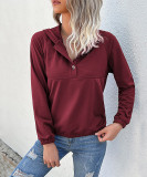 Plain Button Down Hoodies