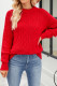 Cable Knitting Pullover Sweater