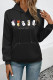 Halloween Ghost Print Hoodies