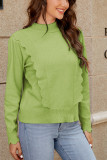 Plain Turtleneck Knitting Sweater